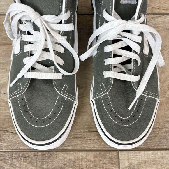 Vans Sk8 Hi Forest Green Suede HT Sneakers Skateboard Mens Sz 8 Athletic Preppy main image 14